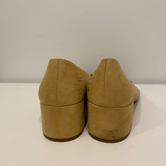 Zara Two Toned Faux Suede Pointy Toe Heels - Picture 3 of 6